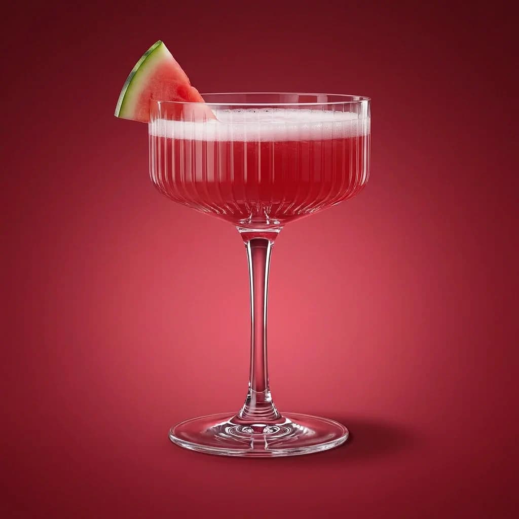 Watermelon and Basil Cocktail