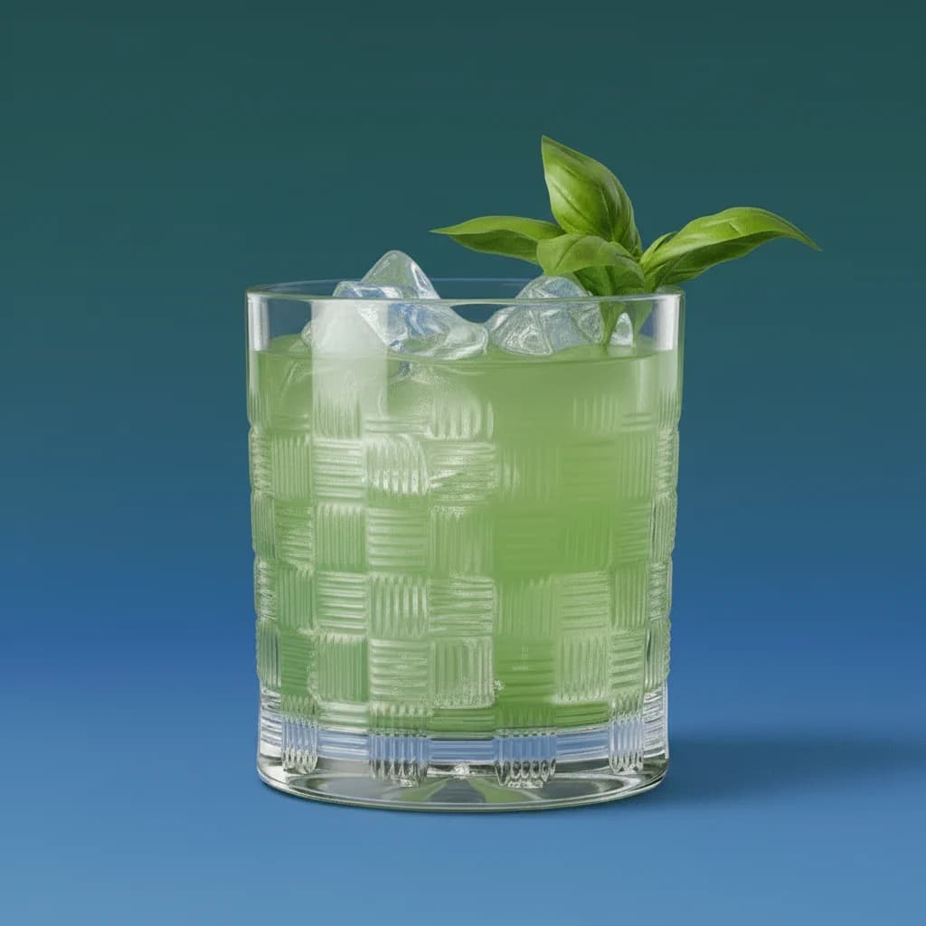 Gin Basil Smash (recipe No. 2)
