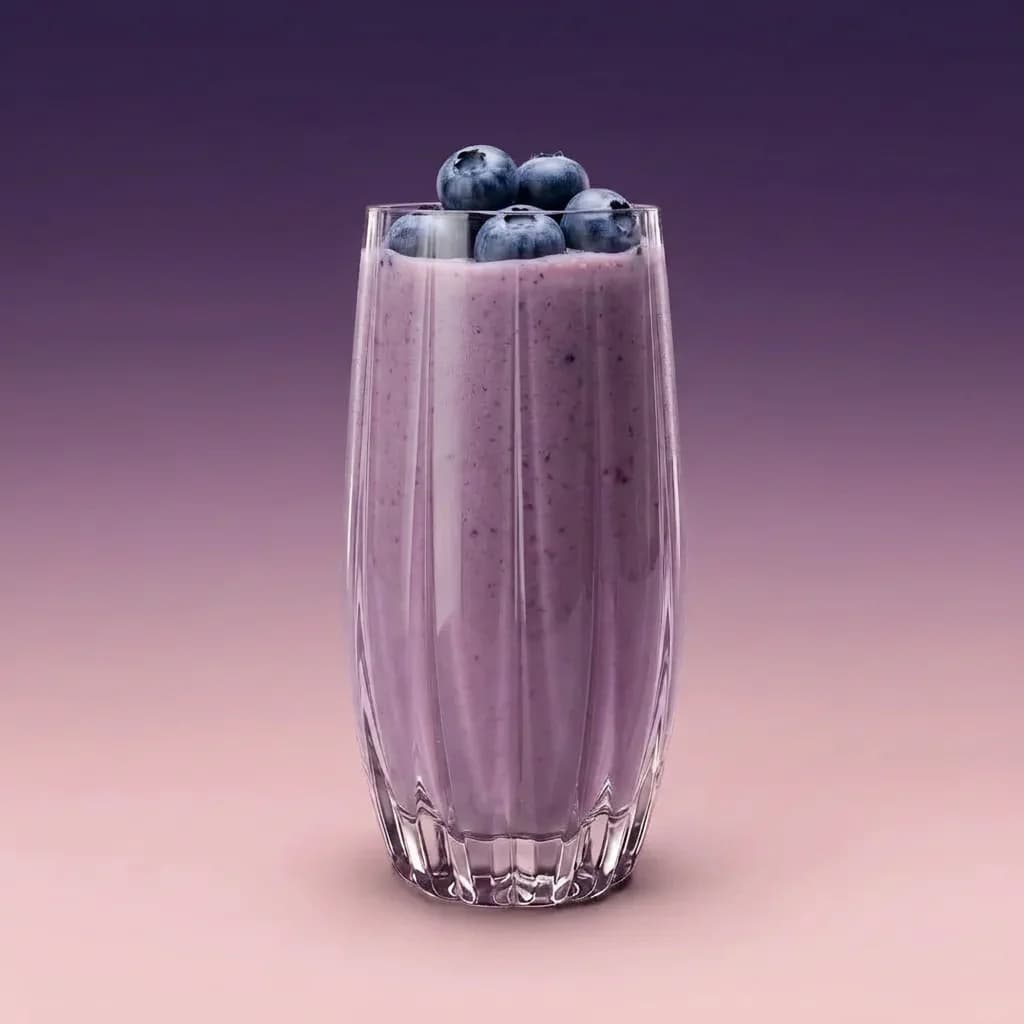 Pear - Blueberry Milkshake