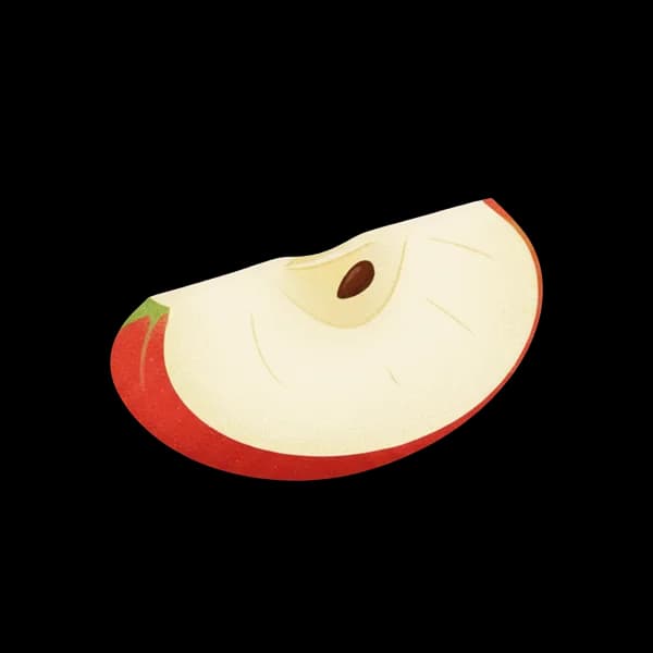 Apple wedge