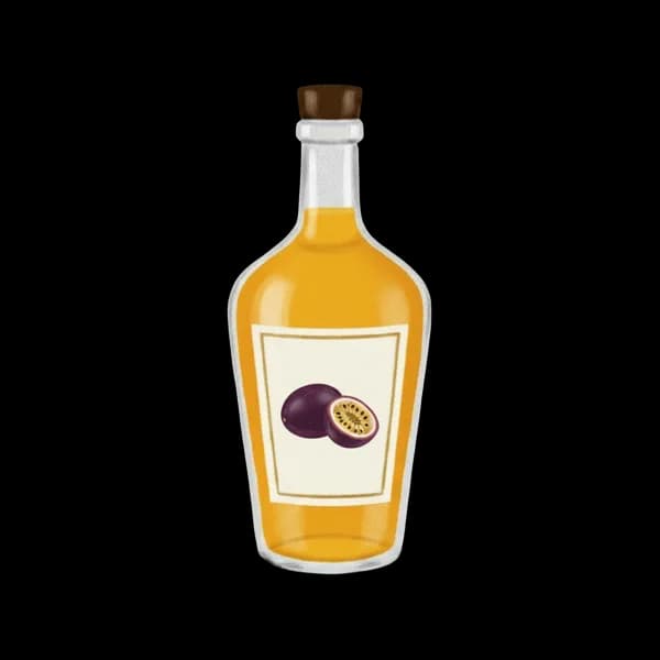 Passion fruit liqueur