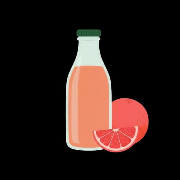 Pink grapefruit juice