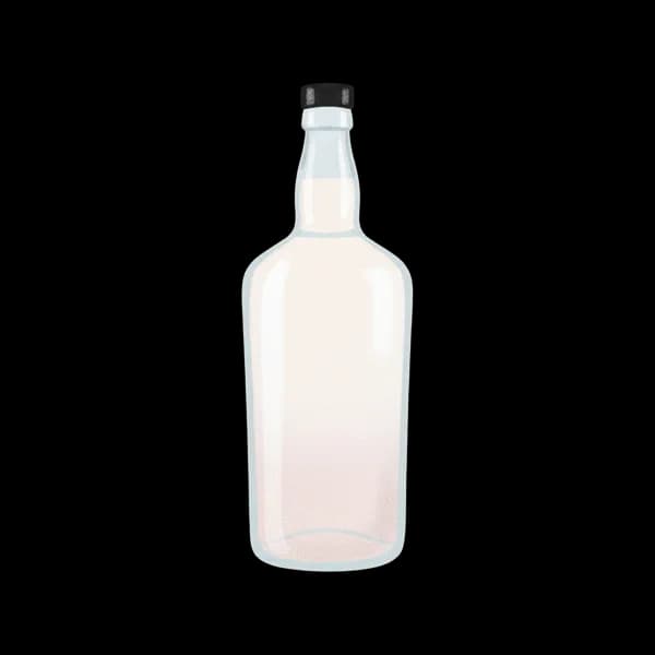 White overproof rum