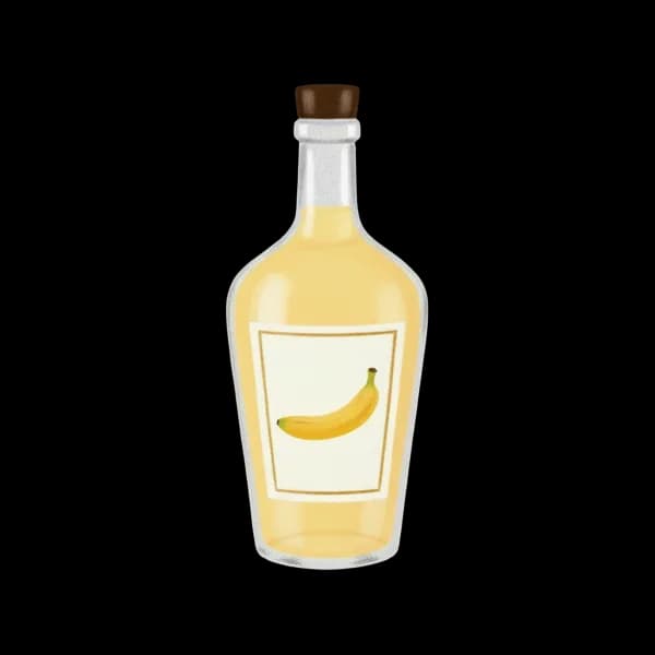 Banana liqueur