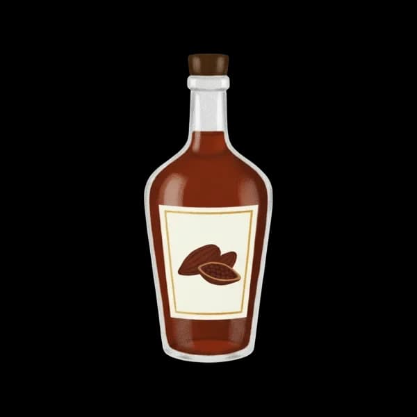 Brown crème de cacao