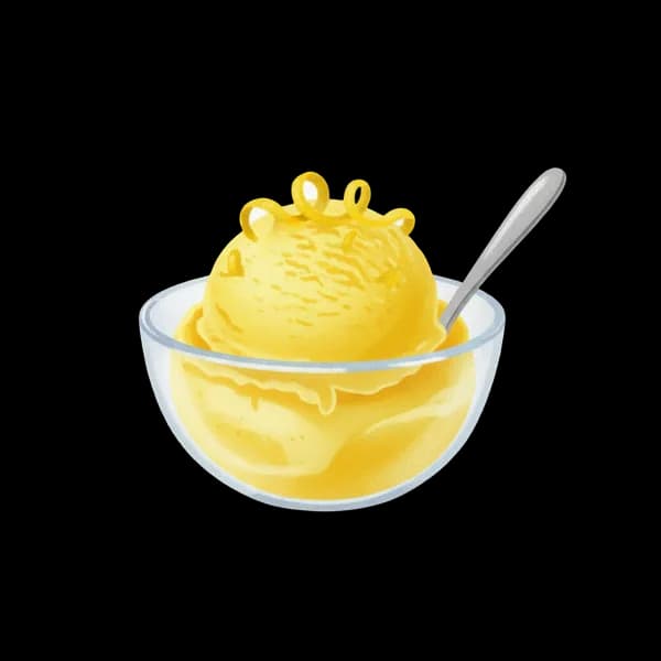Lemon sorbet