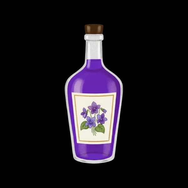 Crème de Violette liqueur