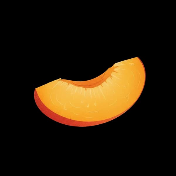 Apricot wedge