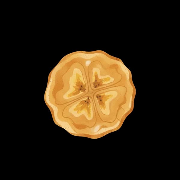 Dried banana chip