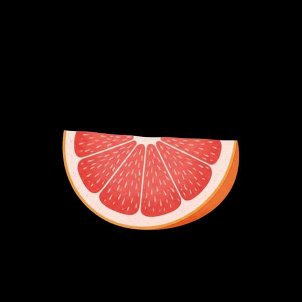 Grapefruit wedge