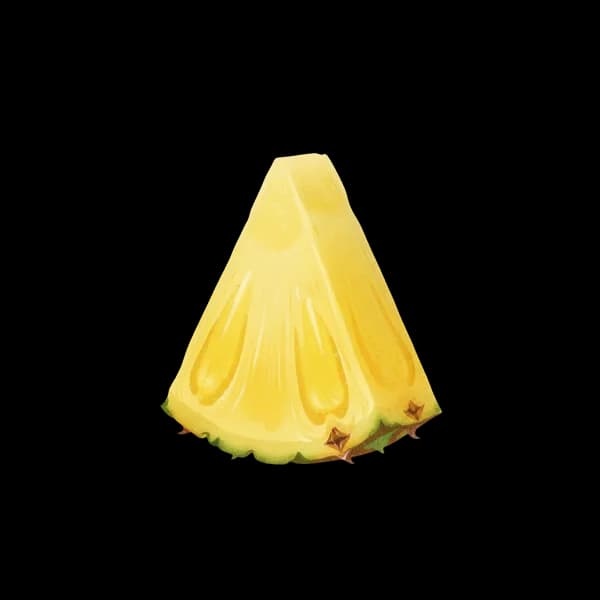 Pineapple wedge