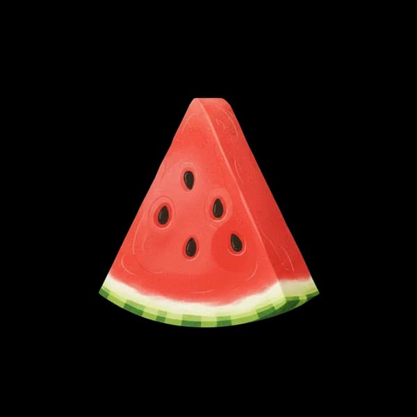 Watermelon wedge