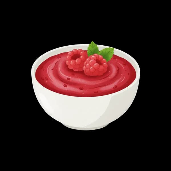 Raspberry purée