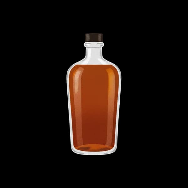 Amber bitter liqueur