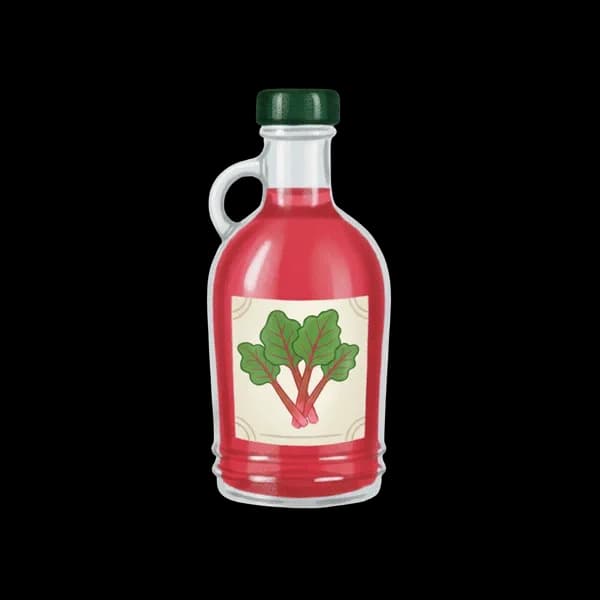 Rhubarb syrup
