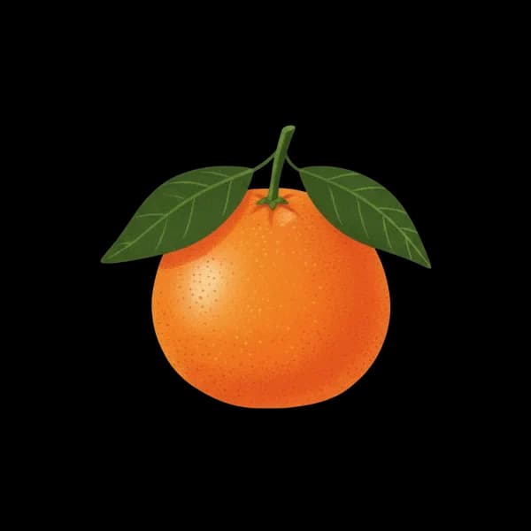 Fresh tangerine