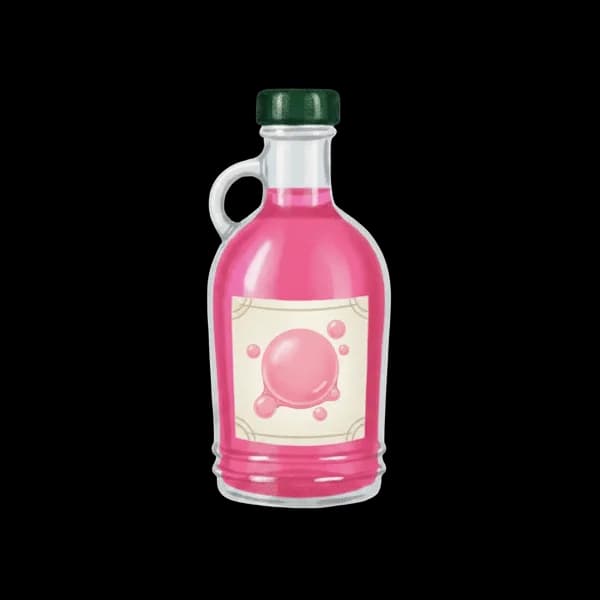 Bubble gum syrup