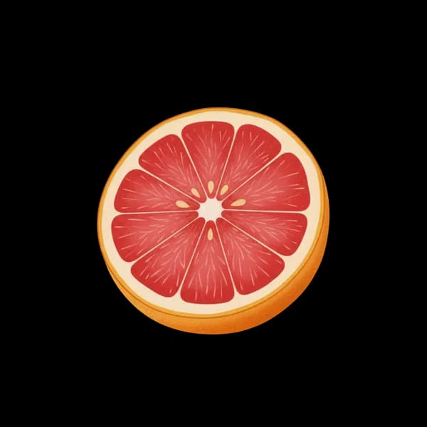 Grapefruit slice